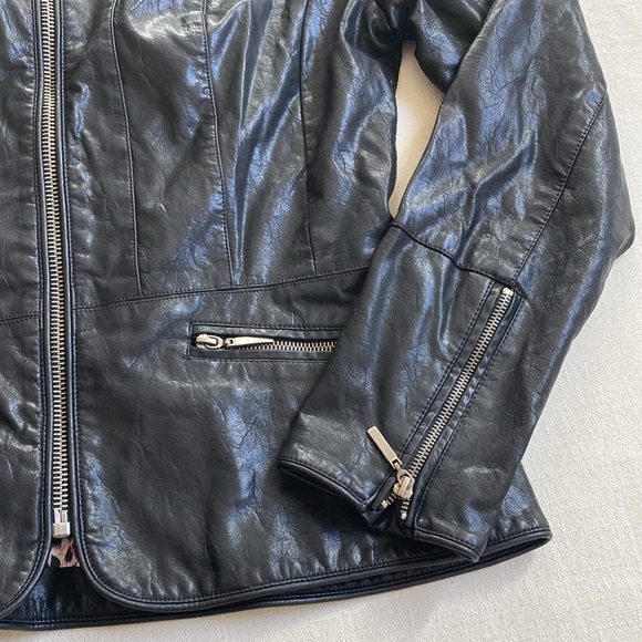KUT FROM THE KLOTH | Faux Leather Moto Jacket - Picture 8 of 15